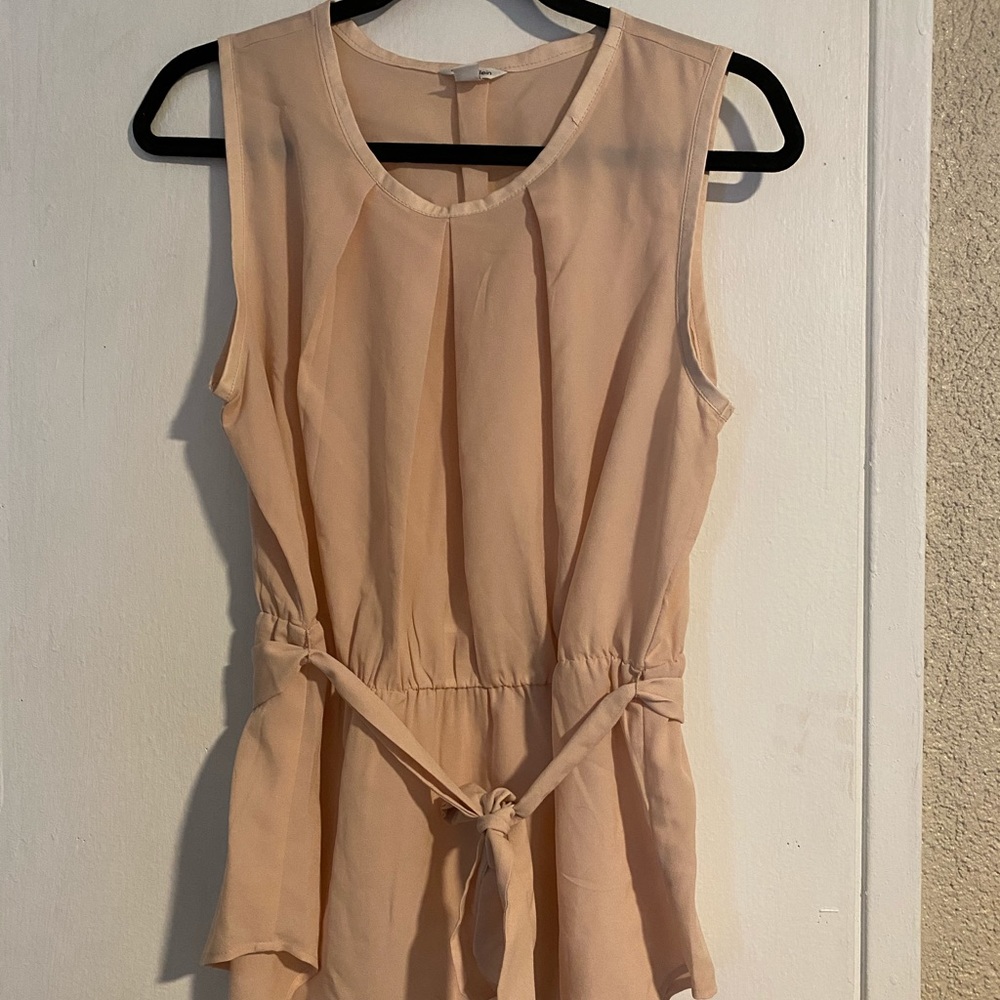 Calvin Klein blush sleeveless blouse